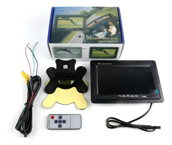 Monitor Portátil Lcd 7 Polegadas Camera Carro Tft Colorido