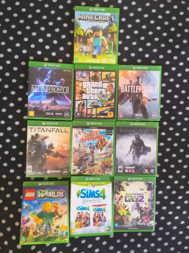 10 jogos xbox one originais gta the sims star wars etc