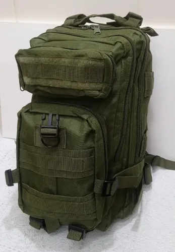 Mochila (nova) Verde Militar sistema Molle Patches Impermeável 30Litros