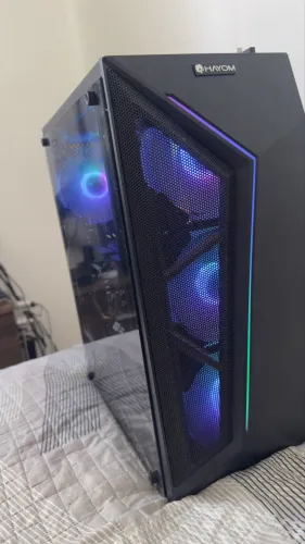 Gabinete + fans Hayom Preto - GB1713