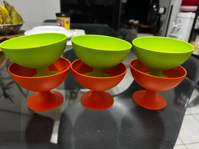 Conjunto potes para sobremesa