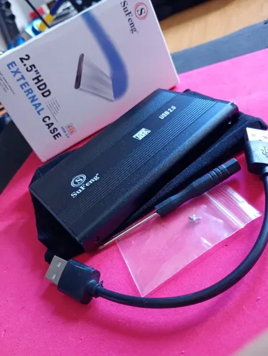 Case em Alumínio HD/SSD 2,5"