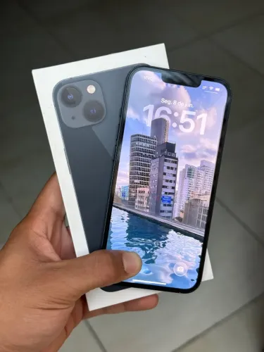 iPhone 13 128GB Azul | Caixa + NF | Bateria 100%
