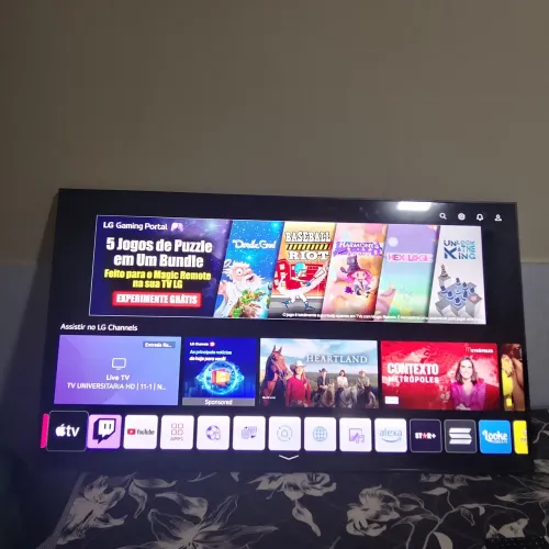 Smart tv LG 4k 50 polegadas compatível com Alexa bluetooth comando de voz e jogos