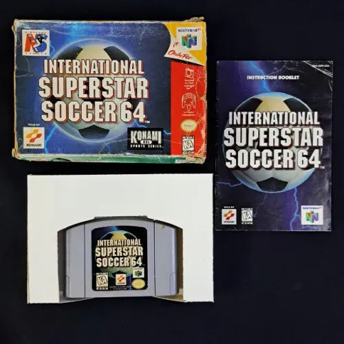 International Superstar Soccer 64 Americano Completo. Nintendo 64. N64