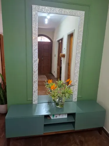 Rack central Madeira Milao Verde Freijo