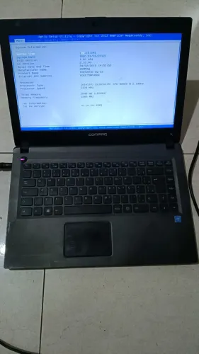 Notebook Compaq CQ-23 Celeron 2GB Liga BIOS -Sem HD e sem carregador