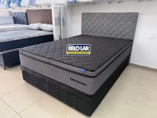 Kit Cama + baú Black