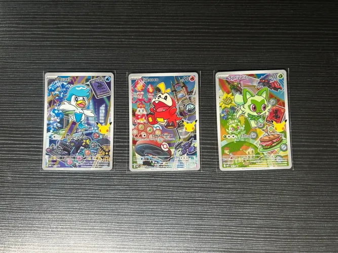 Trio de Paldea Pokémon