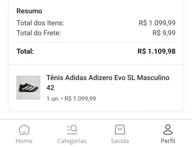 Adidas Evo sl 41