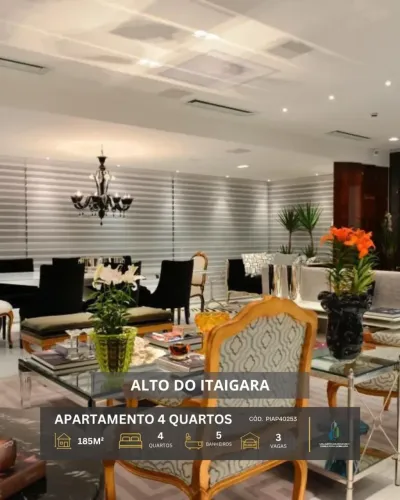 APARTAMENTO NASCENTE VISTA MAR 185m² 4 QUARTOS 3 VAGAS INFRA VENDE ALTO DO ITAIGARA