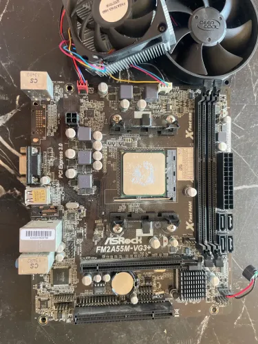 PLACA MÃE ASROCK FM2A55M-VG3+
