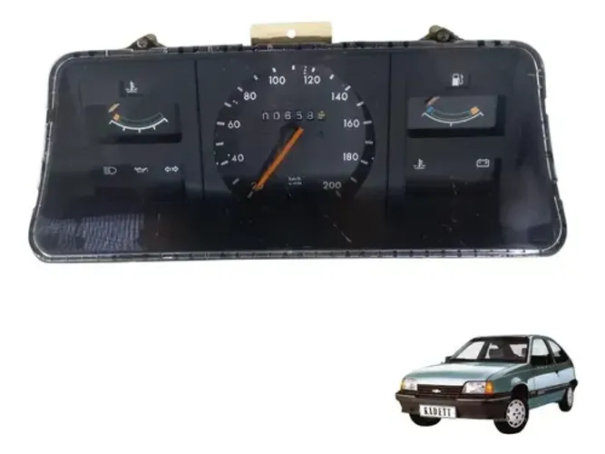 Painel Instrumentos Gm Kadett Sl Ipanema 2.0 1990 Preto