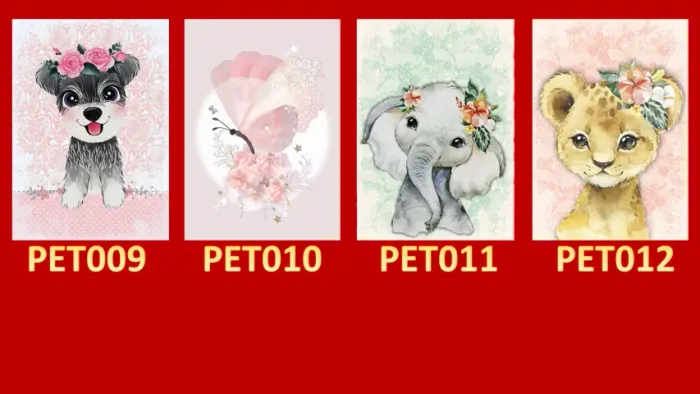 Caderno personalizado Bichinhos fofos 1 matéria