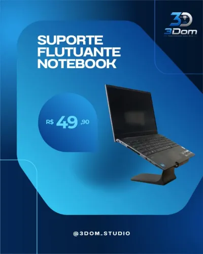 SUPORTE FLUTUANTE NOTEBOOK 