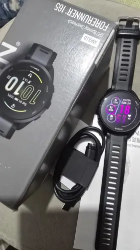 Garmin Forerunner 165 GPS 010-02863-20 43 mm - Novíssimo