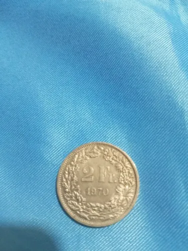 Moeda antiga guerreira Helvétia. 