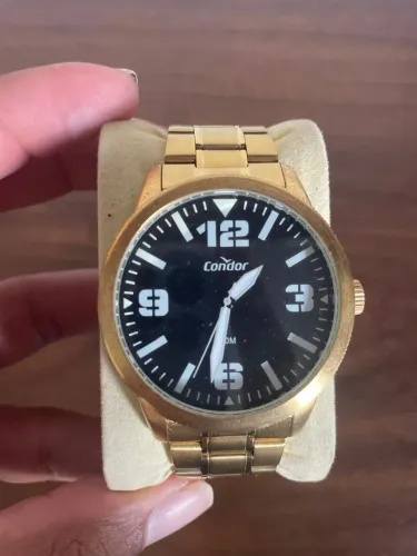 Relógio Condor Dourado-Oportunidade