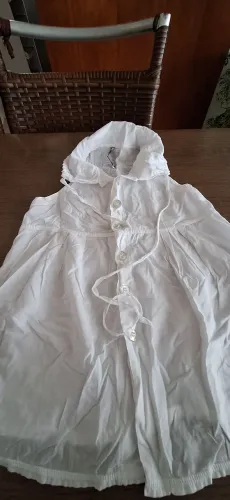 Bata branca infantil