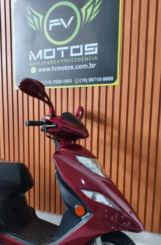 SUZUKI BURGMAN 125i VERMELHA 2015 - ÚNICO DONO