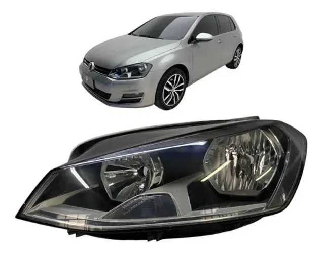 Farol Esquerdo Volkswagen Golf 2014 A 2017 Original Esquerdo/motorista