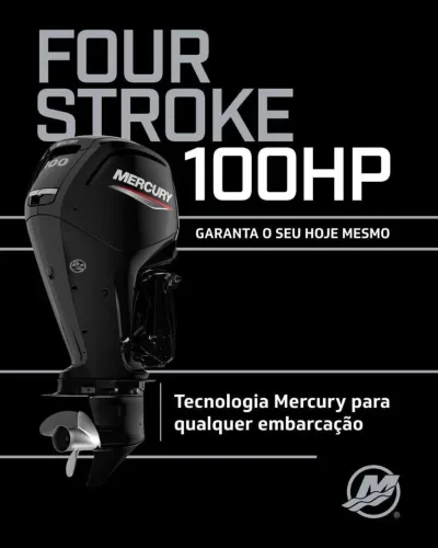 *Motor MERCURY 100HP COMANDO CT*