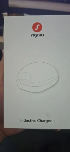 Carregador indução aparelho de ouvido signia charger 2