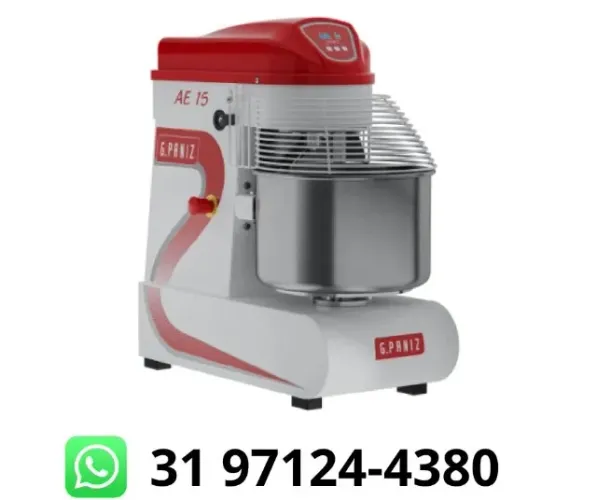 Amassadeira Espiral 15KG GPaniz Monofásica