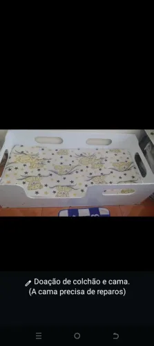 Doação colchão e cama (leia o anúncio)