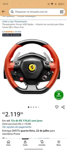volante Ferrari NOVO