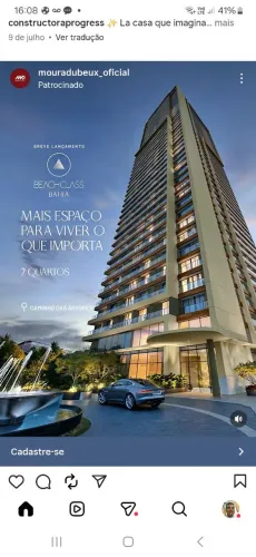 Apartamento em Salvador. No Beach Class Bahia.