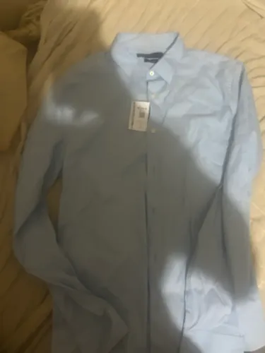 camisa social manga longa, azul claro. Nova, nunca usada.