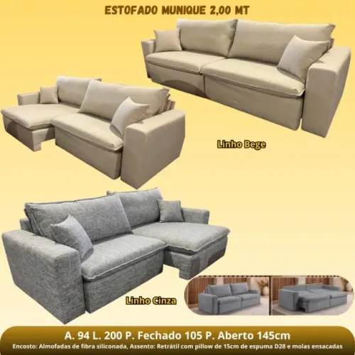 Sofá Cama 2 metros
