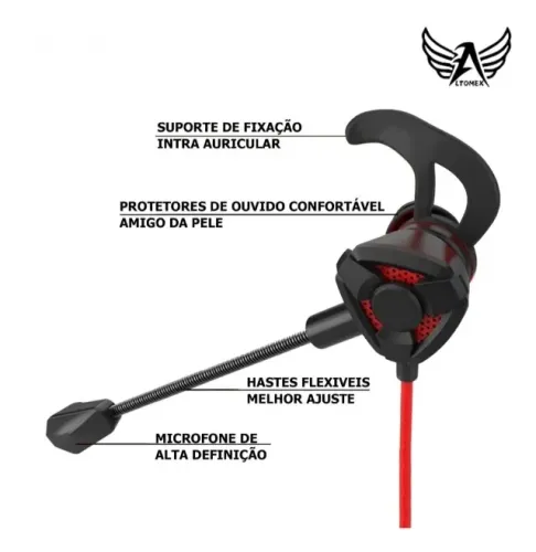 Fone Gamer com Fio
