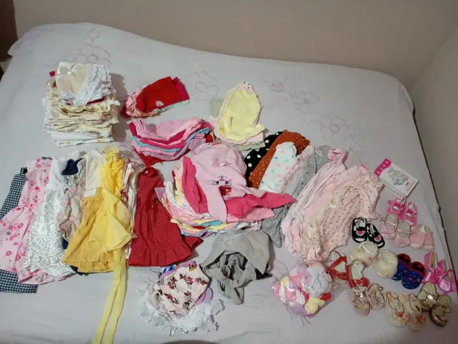 Enxoval de bebê menina ( 0 a 12 meses)