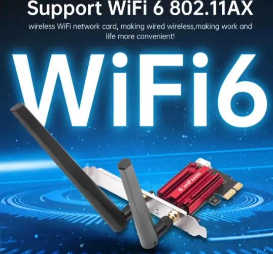 Placa PCI-E Wifi 6 - Fenvi