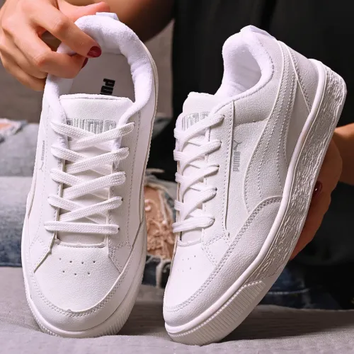 Puma Street Camurça Premium 3 ? Branco Whitte Total