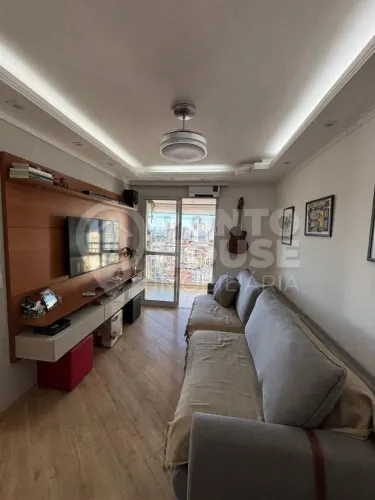 Apartamento à venda 3 dormitórios 1suíte 1vaga varanda com churrasqueia Vila Gumercindo (I