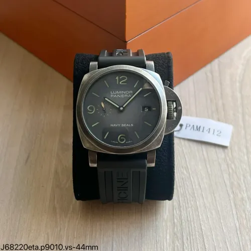 Relógio Panerai luminor Marina Luminor Navy Seals BRUNITO STEEL 44mm PAM01412 