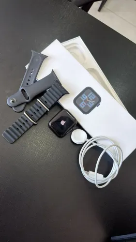 *Apple Watch SE (2ª Gen) Midnight - 44mm 87% (Completo)