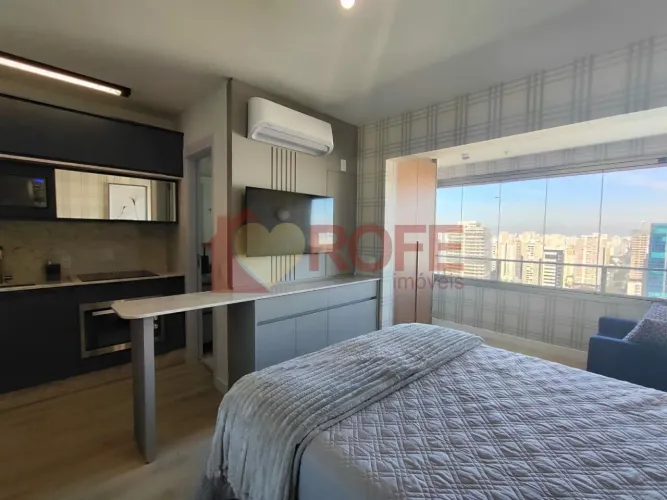 Studio Mobiliado para Locação em Moema Pássaros - Decorado e Mobiliado - Próximo ao Metrô.
