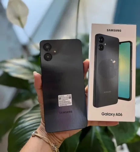 Samsung A06 5G - 128/4 Preto - Oferta da semana