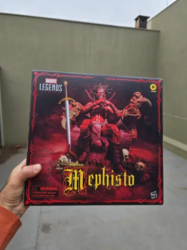 Marvel legends Mephisto com trono infernal