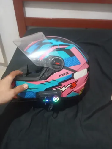Capacete fw3 com intercomunicador