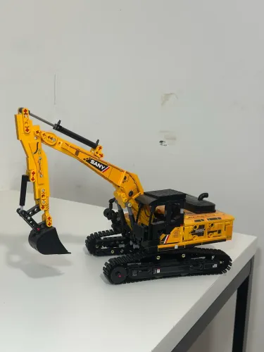 Escavadeira de Lego para decoração