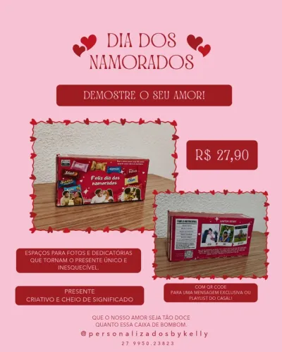 Caixa de Bombom Personalizada 
