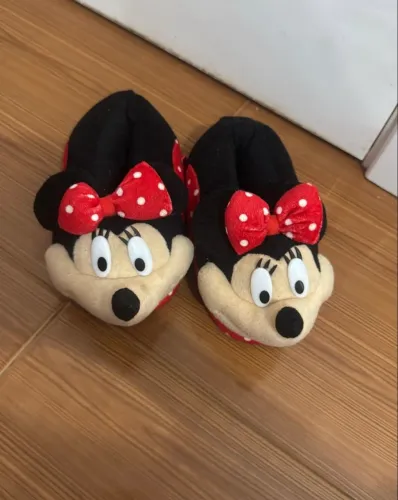 Pantufa Minnie Infantil Disney