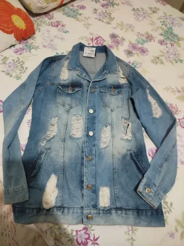 Jaqueta jeans feminina 
