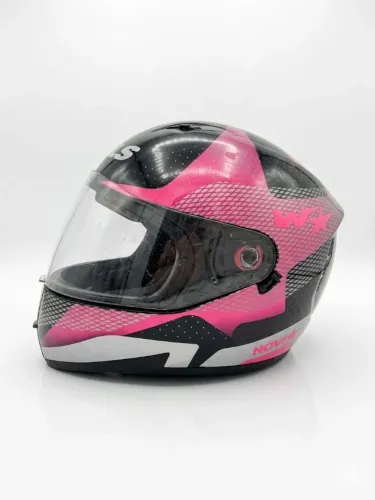 Capacete Moto Peels Icon Wonder Preto/Cinza/Rosa
