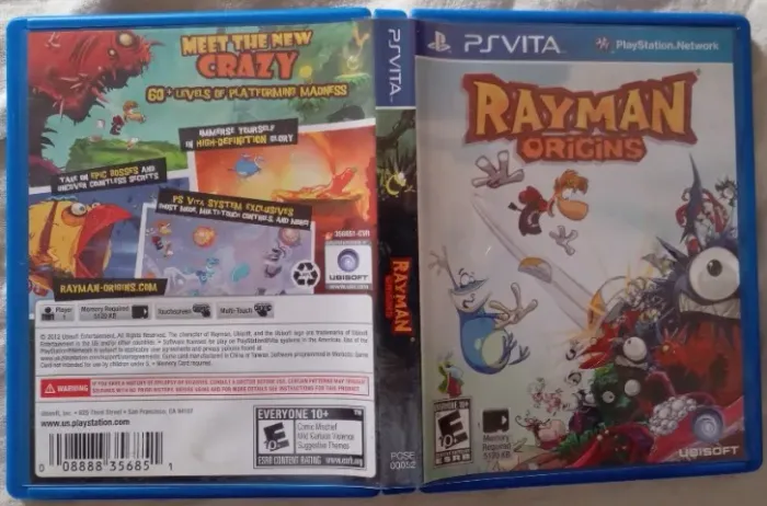 Cartucho Rayman Origins PS Vita Original